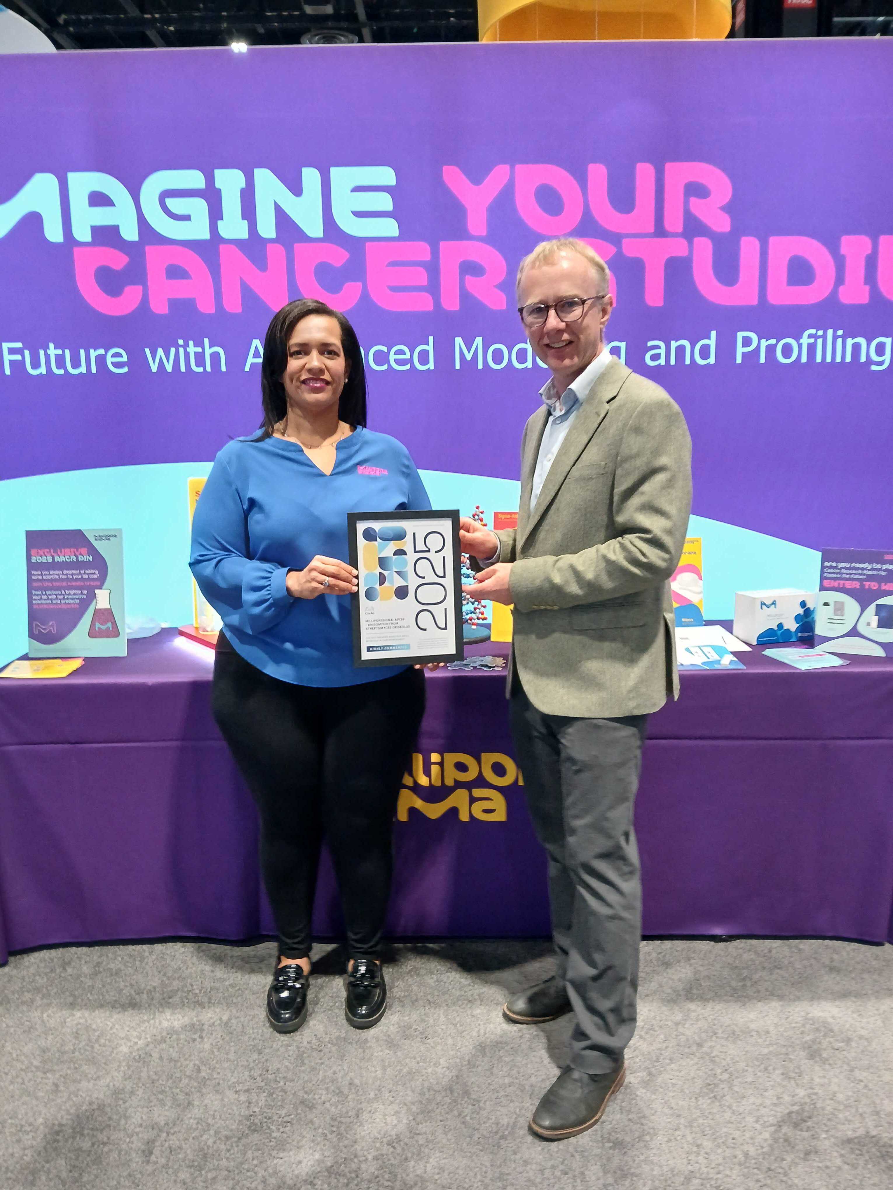 MilliporeSigma receiving their award